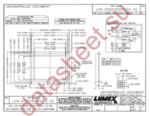 LCM-S320240GSR/C datasheet  